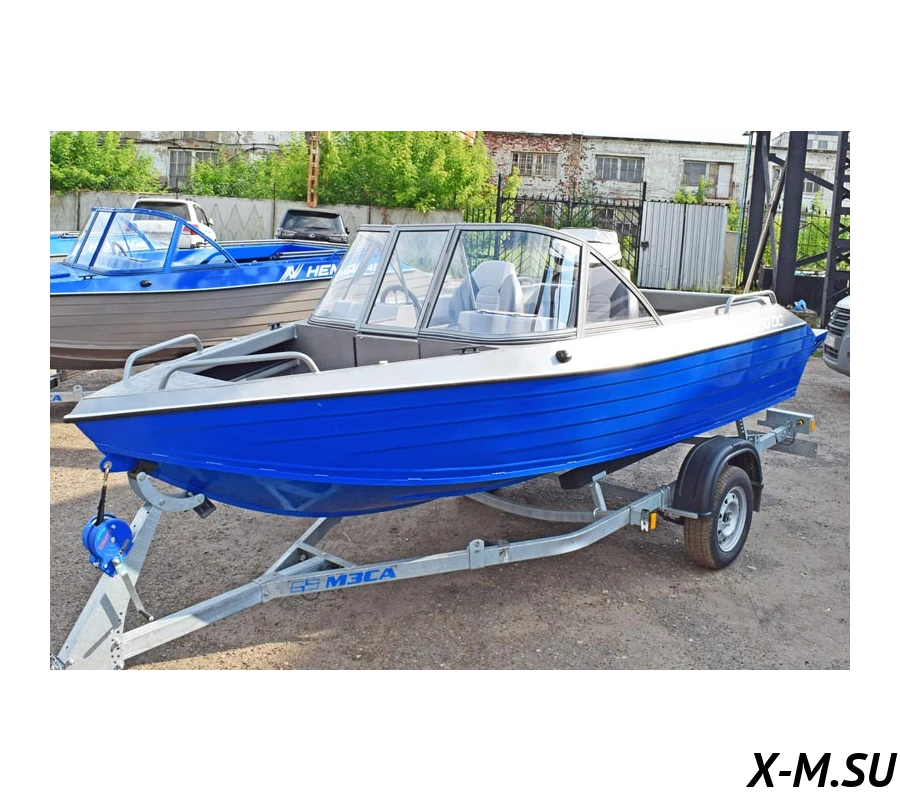 Алюминиевый катер WYATBOAT Неман-450DC Алюминиевый катер WYATBOAT Неман-450DC