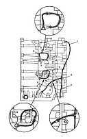 Система прокачки (USA-0G127500/BEL-9836633 и выше) 2-Х ТАКТНОГО ПЛМ MERCURY 75 Серийный номер от 9793577 до 0P016999