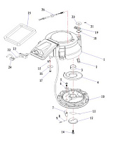 Стартер 2-Х ТАКТНОГО ПЛМ PARSUN T18BM