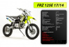 Питбайк PWR Racing FRZ 125 17/14 E