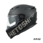 Шлем интеграл  HETOSHI FF938 MATTE BLACK double visor Цв.Черно-серый р.S