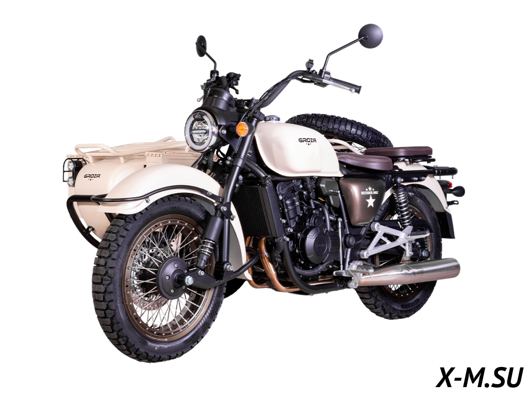 Мотоцикл с коляской GROZA DEFENDER 500 LC (4T EFI- Жидкостное Охл.) (2024 г.) Мотоцикл с коляской GROZA DEFENDER 500 LC (4T EFI- Жидкостное Охл.) (2024 г.)